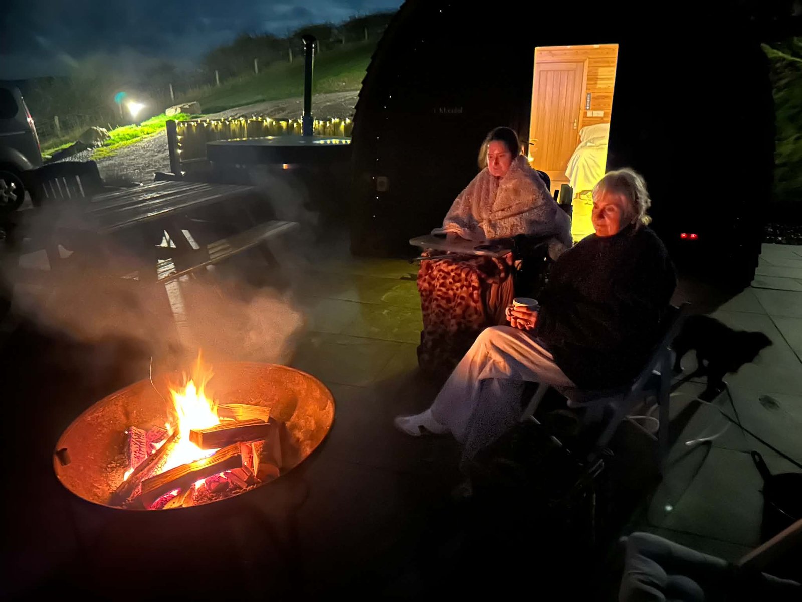 My birthday trip to Aberystwyth Wales staying in the accessible Glamping Pod
